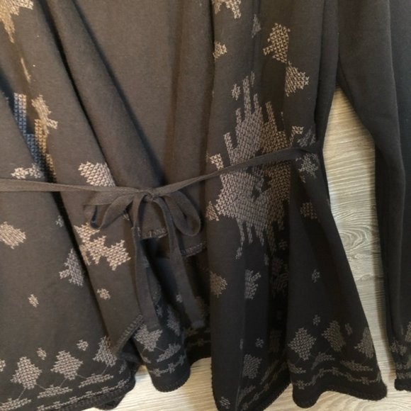 ๐ Lucky Lotus Lucky Brand Cardigan Wrap Small ๐ - Picture 3 of 6